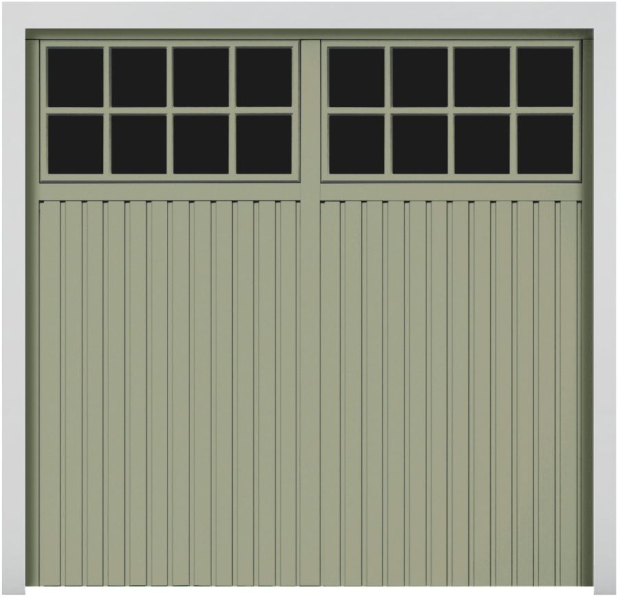 Thermaguard Secured By Design Steel Up & Over Garage Doors - Bedford - (Price Inclusive of Steel Frame)